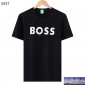 BOSS 新款絲光棉短袖T恤