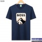 BOSS 新款絲光棉短袖T恤