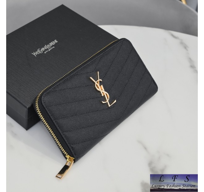 YSL 新款拉鏈長夾-尺寸19-9-2