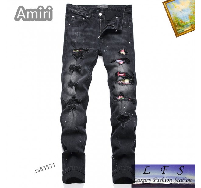 AMIRI 2023 秋冬破洞牛仔褲