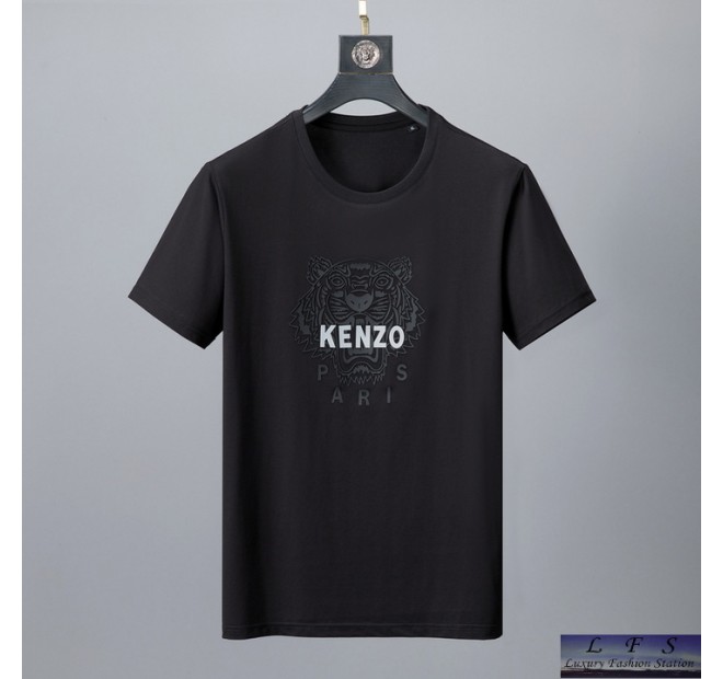 Kenzo 絲光棉圓領短T