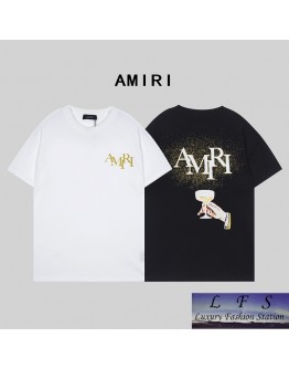 AMIRI-2024全棉圓領短袖T恤