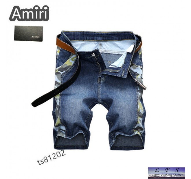 Amiri 新款牛仔短褲