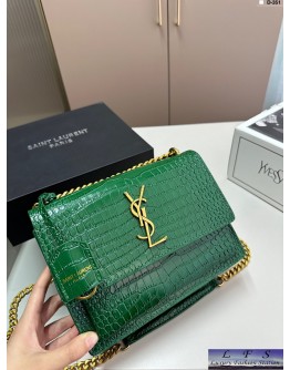 YSL-2024鱷魚紋女包-尺寸22-8-15