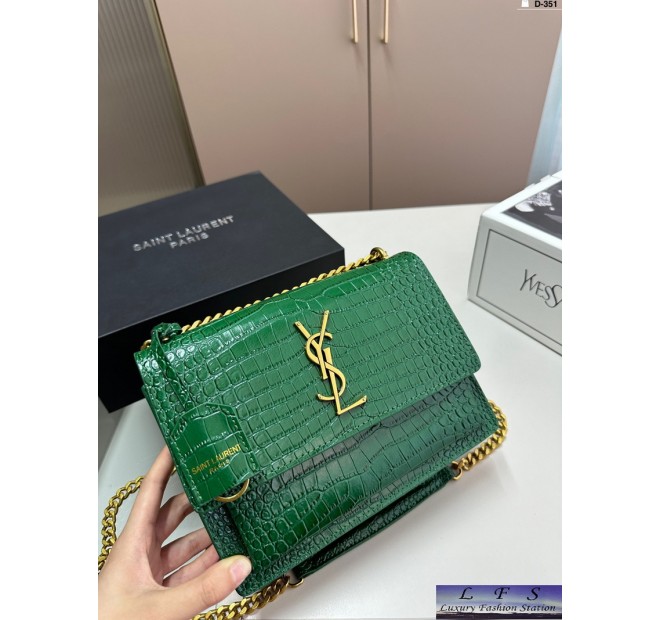 YSL-2024鱷魚紋女包-尺寸22-8-15