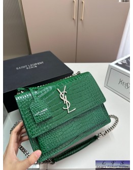 YSL-2024鱷魚紋女包-尺寸22-8-15