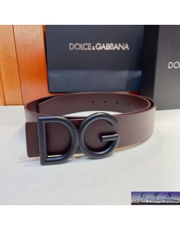 D&G-2024新款真皮皮帶 -寬4.0