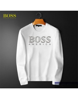 BOSS-2024新款全棉印花長袖T恤 