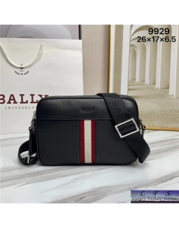 BALLY-2024新款真皮斜背包-尺寸：26-17-6-