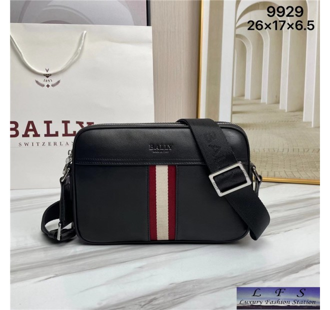 BALLY-2024新款真皮斜背包-尺寸：26-17-6-