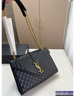 YSL-2025新款菱格郵差包-尺寸22-18