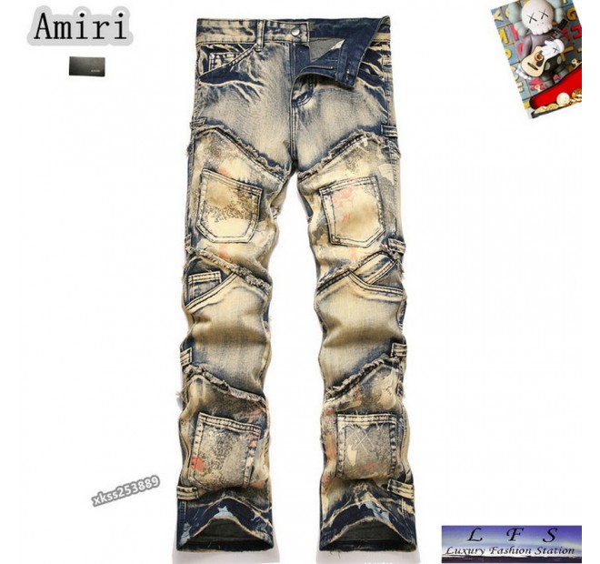 Amiri-2025新款直筒牛仔褲