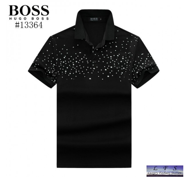 boss 男款短袖POLO衫