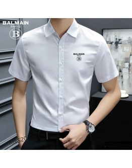 Balmain 男款短袖襯衫