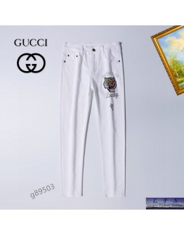 GUCCI 新款休閒直筒牛仔褲