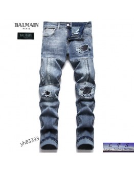 BALMAIN 新款破洞牛仔褲