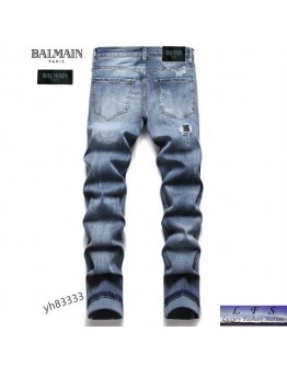 BALMAIN 新款破洞牛仔褲