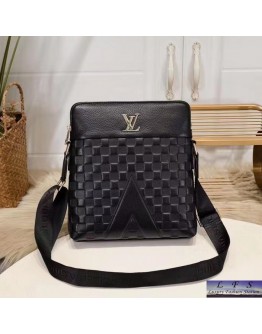 LV 真皮單肩包 尺寸26x28x6