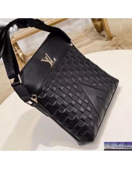 LV 真皮單肩包 尺寸26x28x6