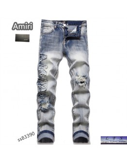 AMIRI  新款窄版直筒牛仔褲