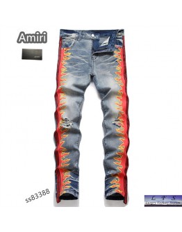 AMIRI  新款窄版直筒牛仔褲