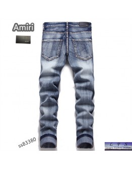 AMIRI  新款窄版直筒牛仔褲