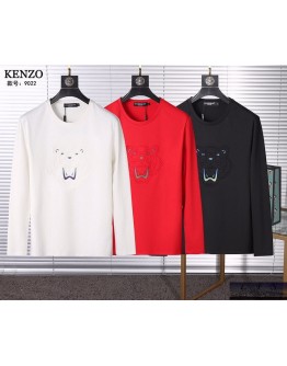 Kenzo 秋冬絲光棉長袖T恤